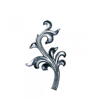 58-PR Hoja de fundición ornamental