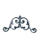 72-PR Roseta plana de fundición decorativa