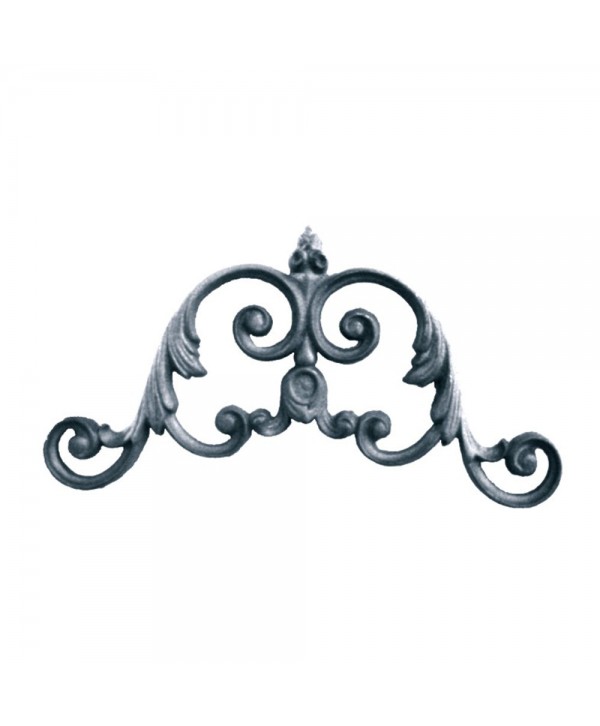 72-PR Roseta plana de fundición decorativa