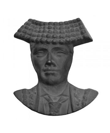 73-PR Cabeza de torero en fundición artística