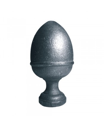 9-RE Remate fundición con forma de bellota lisa