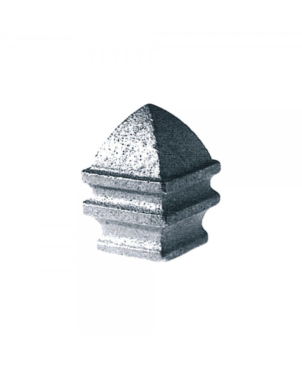 23-RE Remate hierro fundido para cuadrado