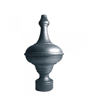 24-RE Remate grande de fundición para barandilla