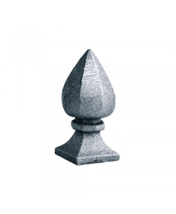 33-RE Remate de hierro fundido para tubo cuadrado