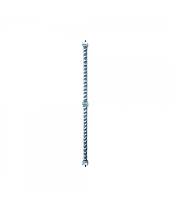 8-B Balaustre retorcido de fundición de aluminio