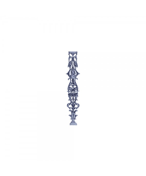 3-A Adorno para cancela en aluminio fundido