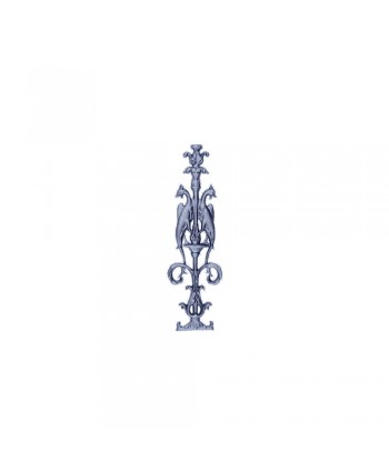 4-A Adorno de aluminio para puertas con dragones