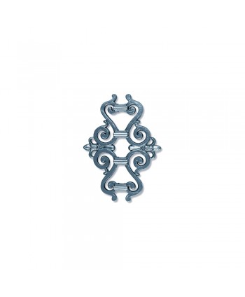 6-A Adorno central de aluminio para barrotes