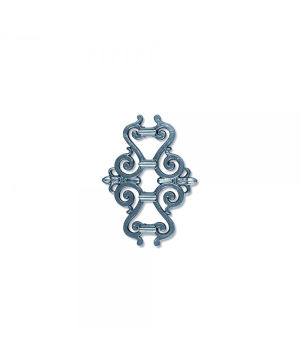 6-A Adorno central de aluminio para barrotes