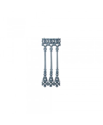 14-A Panel clásico en fundición de aluminio