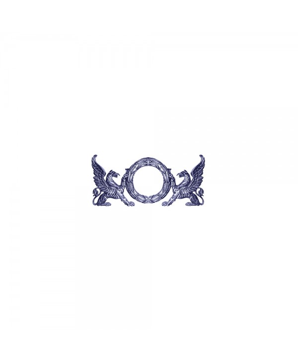 30-A Adorno doble dragón de aluminio decorativo