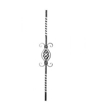 3-BF Balaustre de hierro forjado para balcones