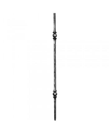 6-BF Barrote forjado clásico con dos bolas