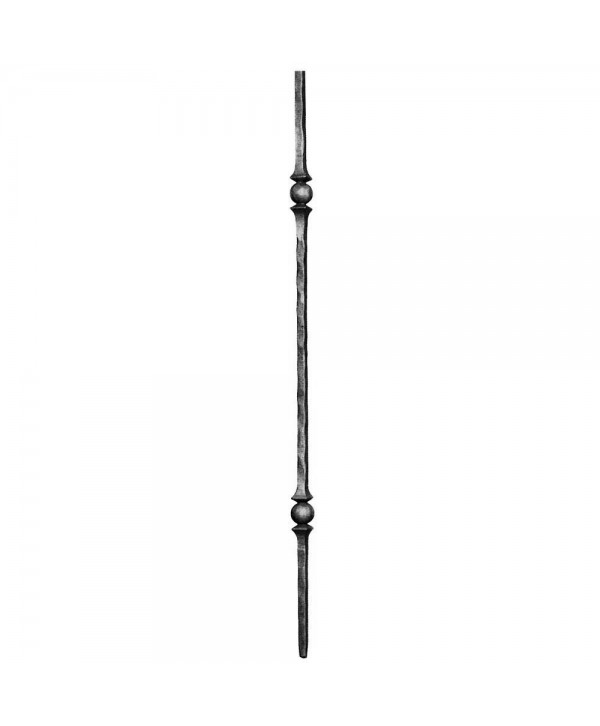 6-BF Barrote forjado clásico con dos bolas