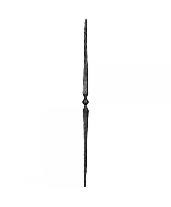 11-BF Balaustre forjado de estilo rústico