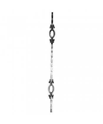 14-BF Balaustre doble para barandas de escaleras