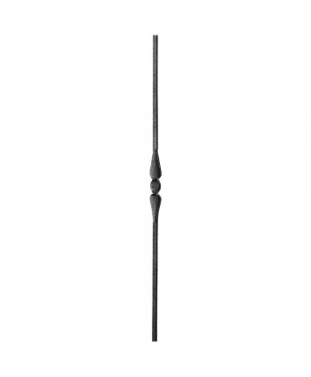 21-BF Balaustre prensado de hierro forjado