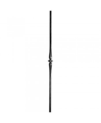 23-BF Balaustre cuadrado de hierro forjado