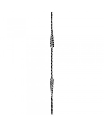 30-BF Barrote forjado doble espiga cobra