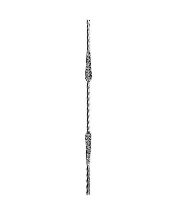 30-BF Barrote forjado doble espiga cobra