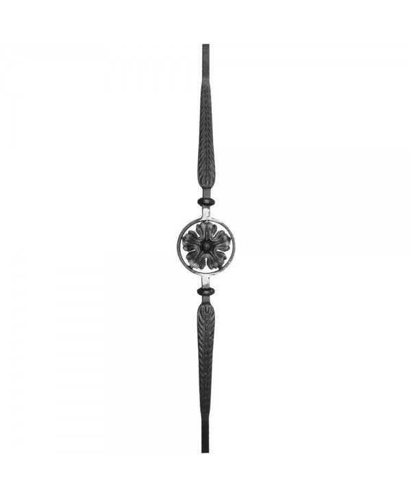 36-BF Balaustre con roseta de hierro forjado