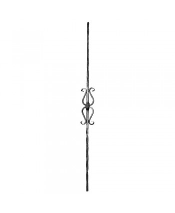 52-BF Balaustre de hierro forjado estilo rústico