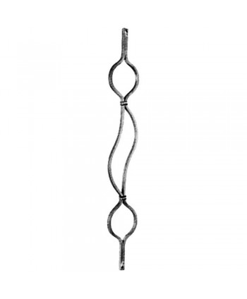 71-BF Balaustre sencillo de hierro forjado