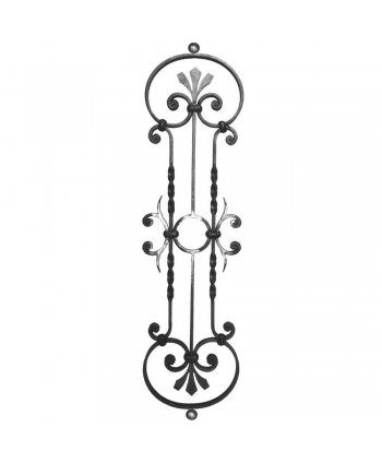 83-BF Barrote artística de hierro forjado tradicional