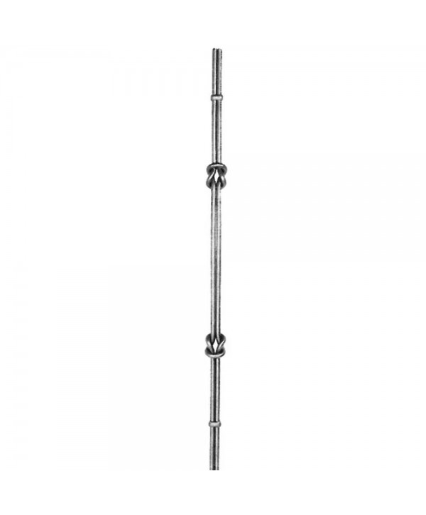 109-BF Balaustre doble nudo de forja artística