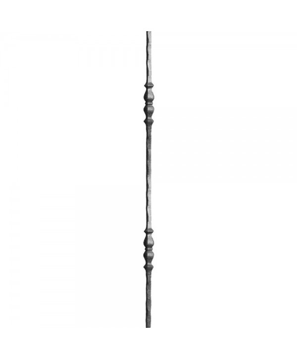 125-BF-D Balaustre tradicional de hierro forjado