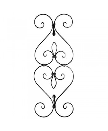130-BF Balaustre panel decorativo de hierro forjado