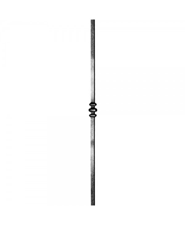 132-BF Barrote liso de forja moderna