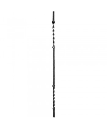 145-BF Balaustre con doble varilla torsionada