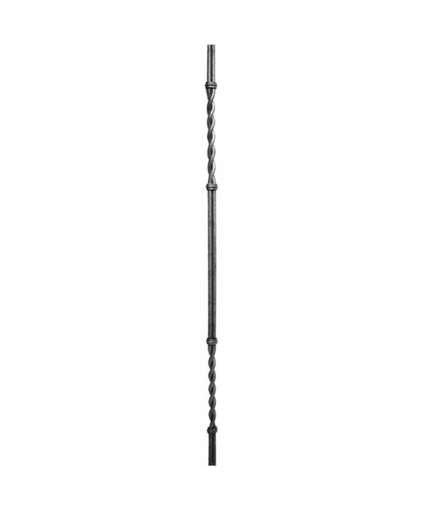 145-BF Balaustre con doble varilla torsionada