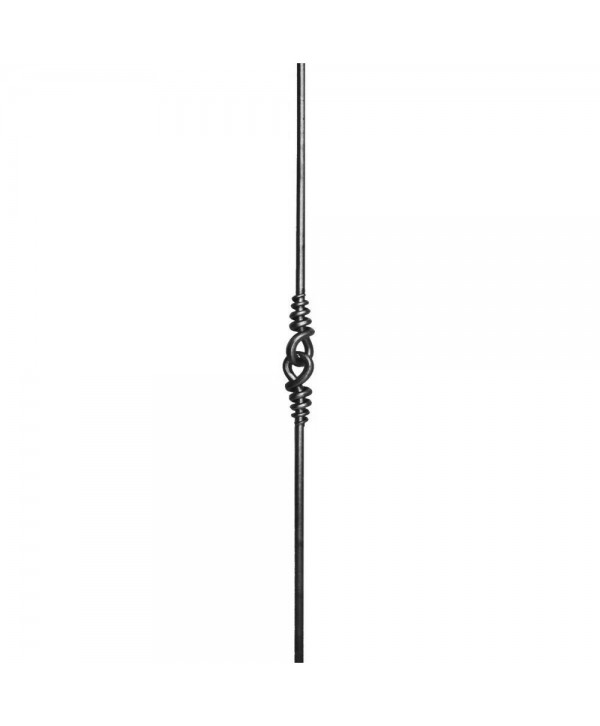 148-BF-S Balaustre de forja con nudo central