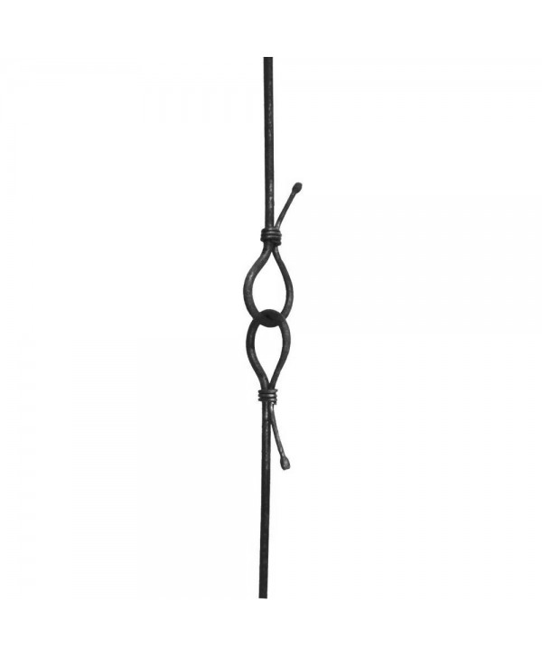 149-BF Barrote forjado para barandilla de nudos