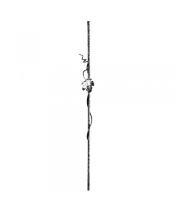 160-BF Balaustre de forja con hoja de vid