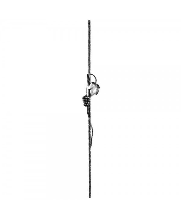 161-BF Balaustre para barandilla de forja con racimo uvas