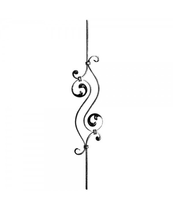 169-BF Balaustre para barandillas modernas de forja