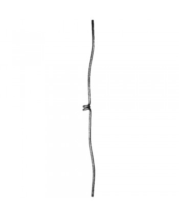 176-BF Balaustre forjado tipo rabo de gorrino