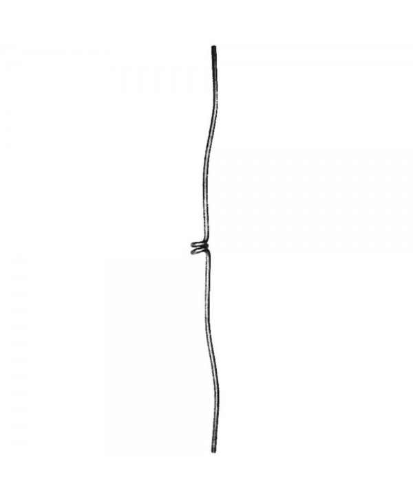 176-BF Balaustre forjado tipo rabo de gorrino