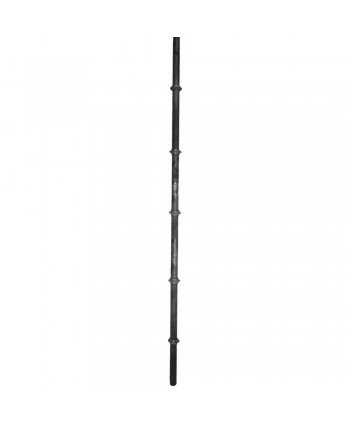 179-BF Barrote forjado con 5 anillas redondas