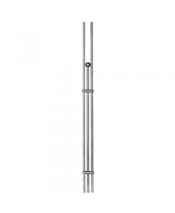 190-BF Barrote para barandilla moderna de forja