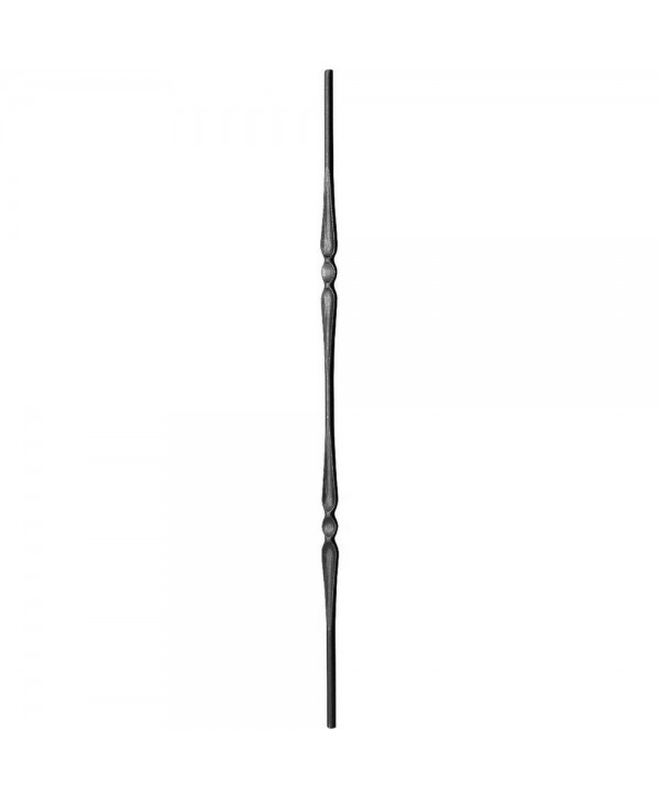 193-BF Balaustre sencilla con doble prensado de forja