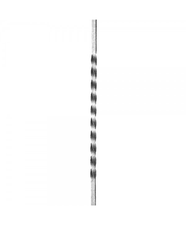 198-BF Barrote retorcido de cuadrado liso