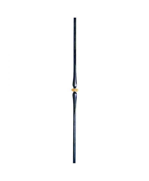 2-BL-S Barrote sencillo de latón y forja