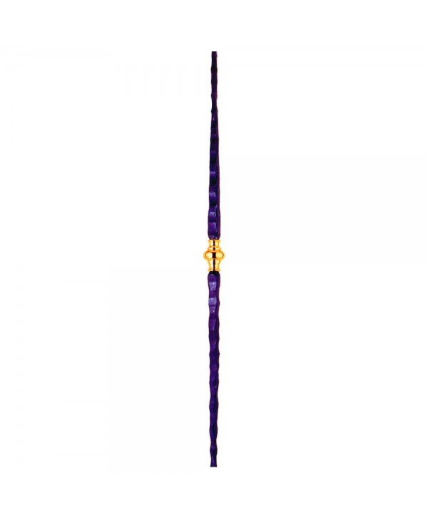 6-BL Balaustre de hierro con macolla central de laton