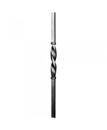 1-ARF Poste de forja para barandas y balcones