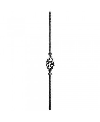 4-ARF Poste de forja artística para balcones