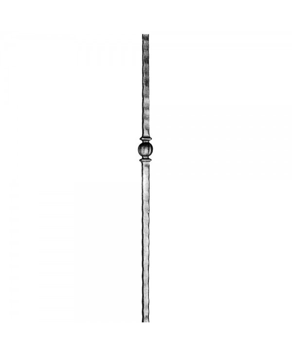 6-ARF Poste forjado tradicional de cuadrado con bola